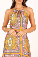 Amara Maxi Dress - Tangerine