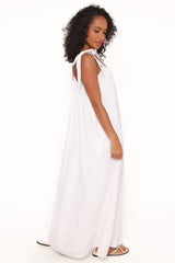 Amber Maxi Dress - White