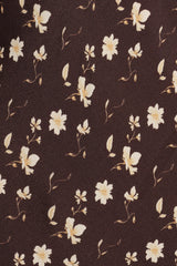 Amity Mini Dress - Brown Floral