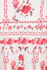 Amore Bias Cut Maxi Dress - Red Rose