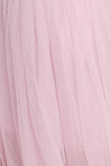 Anabella Strapless Maxi Dress - Pale Pink
