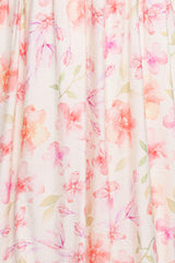 Andara Maxi Dress - White Floral