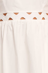 Angelus Midi Dress - White