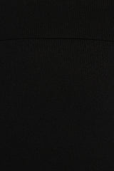 Archie Off the Shoulder Midi Dress - Black