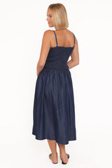 Arnika Midi Dress - Blue