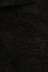 Ashly Off Shoulder Mini Dress - Black