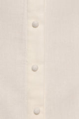 Barbara Midi Button Down Dress - White