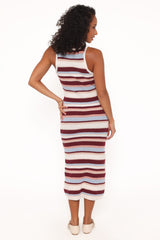 Barnes Midi Dress - Multi Stripe
