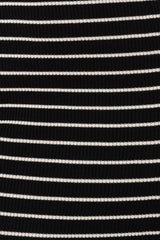 Baxtor Off the Shoulder Midi Dress - White/Black