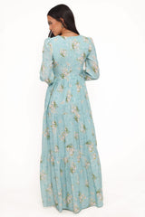 Bernice Maxi Dress - Blue Floral