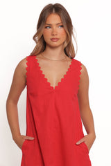 Blaine Mini Dress - Red