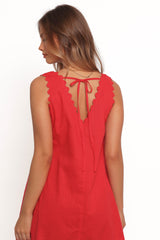 Blaine Mini Dress - Red