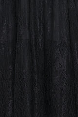Bloom Strapless Maxi Dress - Black Lace