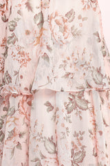 Bloom Strapless Maxi Dress - Floral