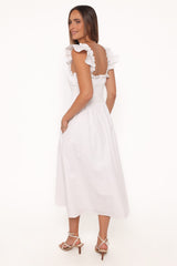 Bronte Midi Dress - White