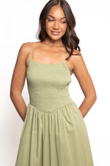 Cagnes Maxi Dress - Olive