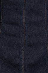 Calyx Mini Dress - Dark Denim