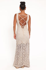 Carlene Maxi Dress - Natural