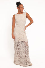 Carlene Maxi Dress - Natural