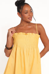 Carson Pleated Mini Dress - Mango