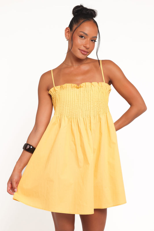 Carson Pleated Mini Dress - Mango
