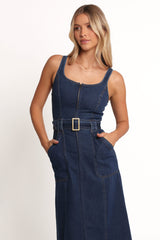Carys Midi Dress - Denim