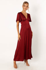 Casper Maxi Dress - Wine