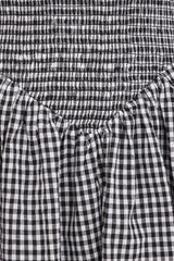 Celine Mini Dress - Black Gingham