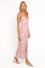 Charli Maxi Dress - Pink Floral