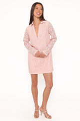 Cidel Mini Dress - Pink Lace