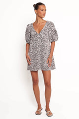 Coleman Mini Dress - Leopard