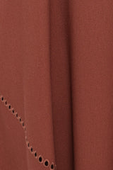 Como Strapless Maxi Dress - Brown