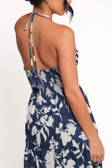 Coralie Maxi Dress - Navy Peony