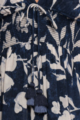Coralie Maxi Dress - Navy Peony