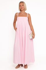 Corfu Midi Dress - Pink