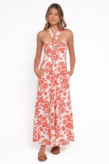 Cottrell Maxi Dress - Red Floral
