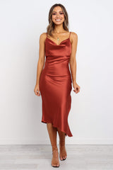Cyprus Dress - Rust