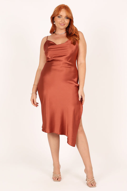 Cyprus Dress - Rust