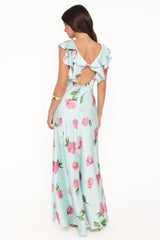 Darling Maxi Dress - Rose Mint Floral