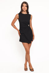Declan Mini Dress - Black