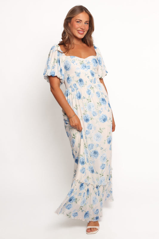 Devon Maxi Short Sleeve Dress - Summer Song