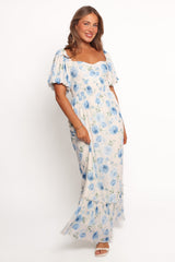 Devon Maxi Short Sleeve Dress - Summer Song