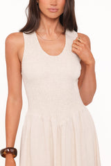 Dimity Maxi Dress - Oatmeal