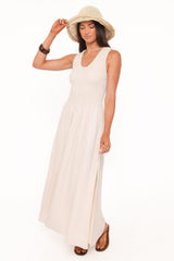 Dimity Maxi Dress - Oatmeal