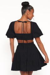 Doris Mini Dress - Black