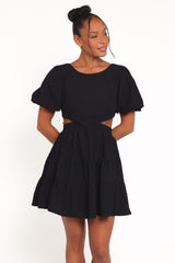 Doris Mini Dress - Black