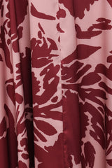 Elanor Maxi Dress - Pale Burgundy