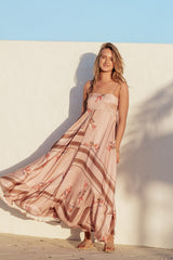 Elanor Maxi Dress - Pink Cocoa