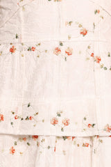 Eleanora Midi Dress - White Floral