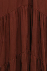 Eleonara Midi Dress - Chocolate